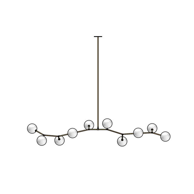 Contemporary Branching Bubble Chandelier For Sale - Image 3 of 7