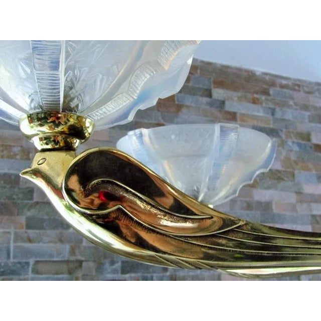 Art Deco Chandelier by Jean Boris Lacroix, 1935 For Sale - Image 10 of 11