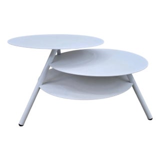 Trio Big White Coffee Table Attributed to Julian Appelius for Pulpo For Sale