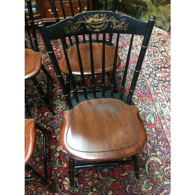 Hitchcock Hitchcock Dining Chairs, Set of Six For Sale - Image 4 of 15