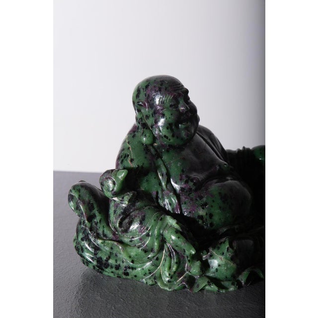 Laughing Buddha Statue, 1890s-1910s For Sale - Image 4 of 5