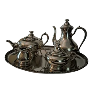 William Roberts Pewter Tea/Coffee Service - 5 Pieces