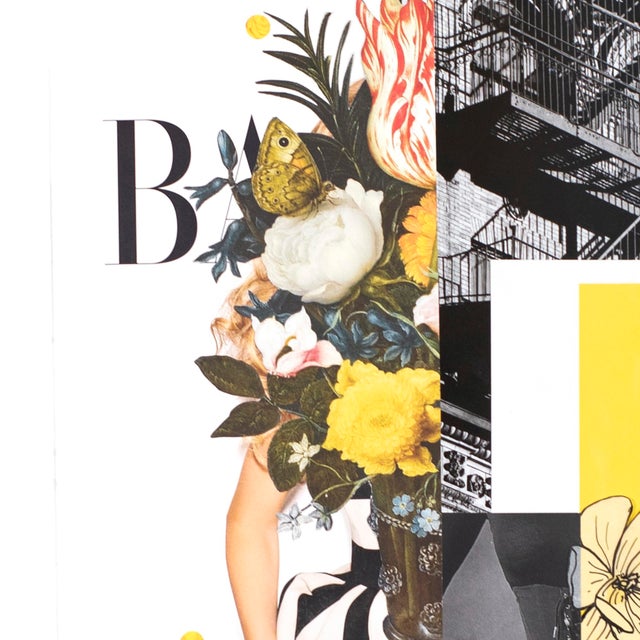 Contemporary Lemon Yellow, 2019 Original Collage by Emily Hoerdemann For Sale - Image 3 of 3