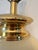 Cream Vintage Hollywood Regency Brass & Cream Ceramic Drape Table Lamps - A Pair For Sale - Image 8 of 12