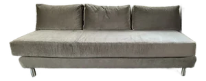 Custom Contemporary Silk Mohair Sofa