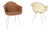 Off-White Dax Fiberglass Chair by Charles & Ray Eames for Vitra, 1990s, Set of 2 For Sale