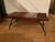 Italian Side Table with Newspaper Rack and Glass Base, 1950s For Sale - Image 9 of 9