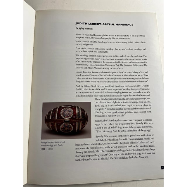 Contemporary Judith Leiber Handbags Book For Sale - Image 3 of 6