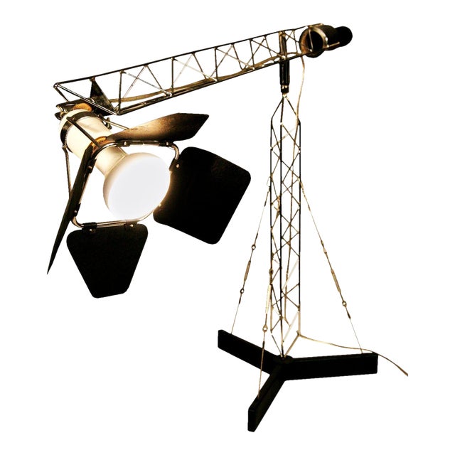 1970s Curtis Jere Style "Crane" Table Lamp For Sale