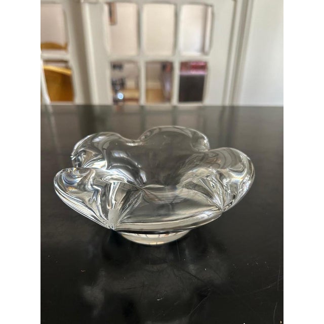 Mid-Century Modern Crystal Candleholder by Jean Daum for Daum, 1970s For Sale - Image 3 of 9