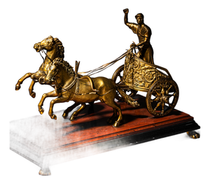 Chariot in Bronze, Italy, 1800s