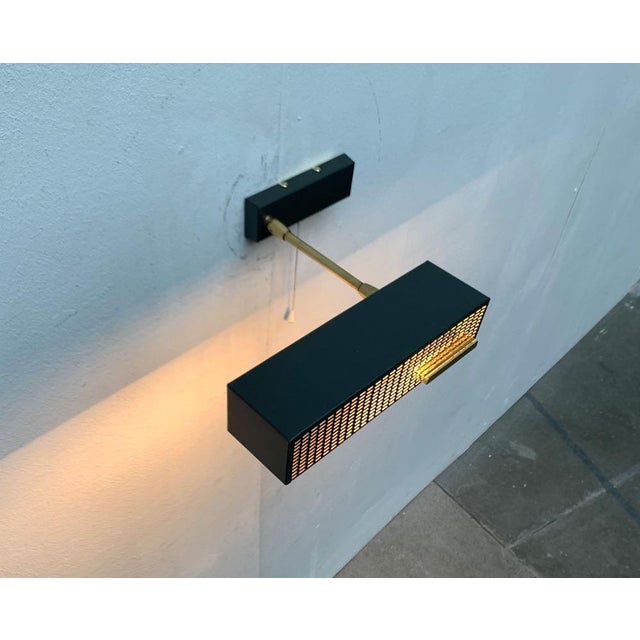 Mid-Century German Minimalist Perforated Wall Lamp, 1960s For Sale - Image 11 of 18