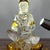 Asian Vintage Liuli Crystal Lotus Guanyin Statue With Gilt Accents and Original Silk Box For Sale - Image 3 of 9
