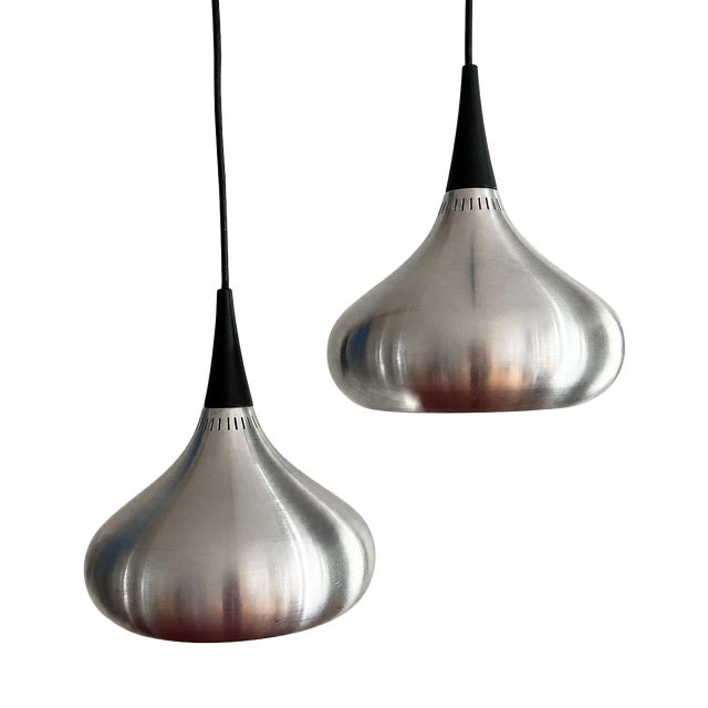 Orient Minor Pendant Lamps by Jo Hammerborg for Fog & Mørup, 1960s, Set of 2 For Sale