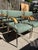 Set of 8 Geiger International Breck armchairs, designed by the Geiger Design Group. High-quality commercial-grade seating...
