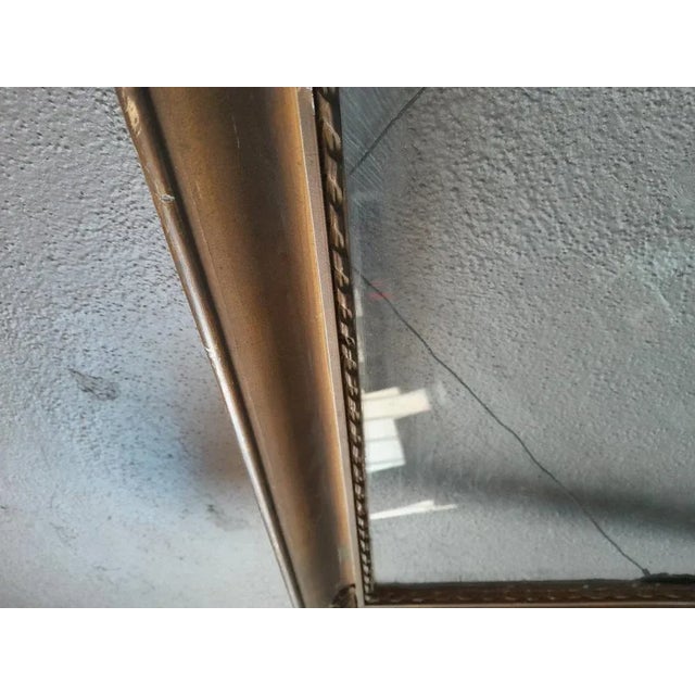 Large antique wood frame with stucco and gilding France around 1880. Good condition, patina of use, missing parts to note....