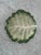 A vintage pair of porcelain cabbage leaf appetizer plates by Fitz & Floyd. Looks great with all other cabbage leaf pieces.