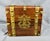 English Late 19th Century English Document Box Wood With Brass Straps For Sale - Image 3 of 10