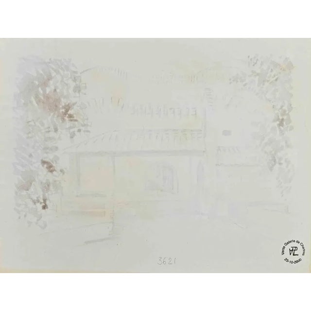 Figures is an original modern artwork realized in France by Hermann-Paul (1879 - 1969). Original Black Marker on a...