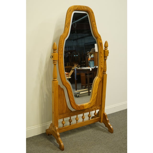 Late 20th Century Rock City Furniture Country Style Floor Mirror Chairish