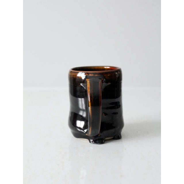 Ceramic Vintage Studio Pottery Mug For Sale - Image 7 of 11
