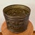 Vintage Claw Footed Embossed Aged Brass Planter/Jardiniere With Grape and Vine Clusters For Sale - Image 11 of 12