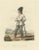 Miller, Illustration of a Peasant, 1804, Hand-Colored Print For Sale