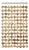 Hipsteria Gold Maxi Modular Wall Mirror by GTG Design Couture For Sale