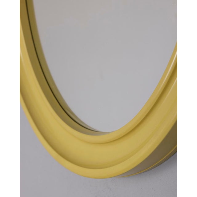 Mid-Century Modern Vintage Green Plastic Wall Mirror from Carrara Matta, 1970s For Sale - Image 3 of 8