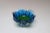 Murano Vintage Italian Blue and Green Art Glass Ashtray / Decorative Footed Bowl For Sale - Image 4 of 12