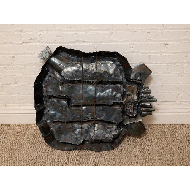 Vintage Metal Assemblage Sculpture For Sale - Image 9 of 10