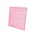 Vintage Rustic Pink Stars Grid Geometric Wood Wall Panel For Sale - Image 4 of 6