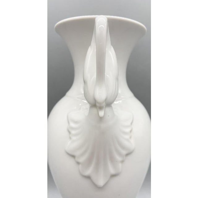 MidCentury Alboth & Kaiser/ Alka Kunst White Porcelain Urn Vase With