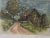 Contemporary "Maple Hill" Contemporary Landscape Etching by Kathleen Cantin, Framed For Sale - Image 3 of 8