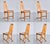 This rare set of six dining chairs was designed by the danish designers søren nissen and ebbe gehl. The chairs were...