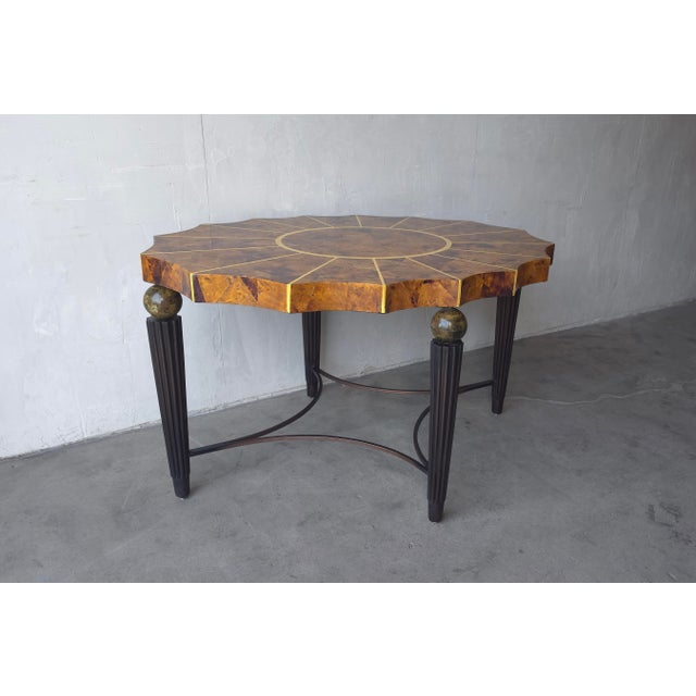 1980s NeoClassical Center or Dining Table by Maitland Smith For Sale In Las Vegas - Image 6 of 14