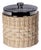 The Palmier Wicker Steel Ice Bucket For Sale