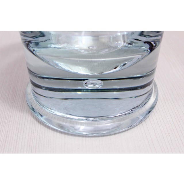 1980s Glass and Metal Ice Bucket attributed to Sidse Werner for Holmegaard, 1970s, Set of 2 For Sale - Image 5 of 12