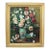 Vintage Oil on Canvas Floral Still Life Painting of Garden Roses C1960 For Sale