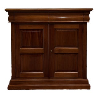 English Office Sideboard in Teak For Sale