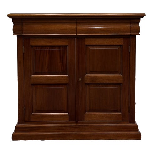 English Office Sideboard in Teak For Sale