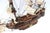 Chocolate Exquisite Handcrafted 17th Century San Felipe Spanish Galleon Model – Museum Quality Nautical Decor For Sale - Image 8 of 11