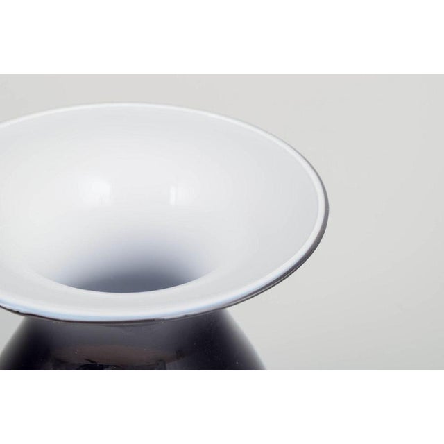 Art Glass Shape Vase by Peter Svarrer for Holmegaard For Sale - Image 3 of 6