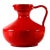Red Large Italian Red Glazed Ceramic Vase, 1960s For Sale - Image 8 of 8