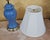 Vintage Blue Porcelain Urn Lamp With Brass Base - Hollywood Regency For Sale - Image 15 of 18