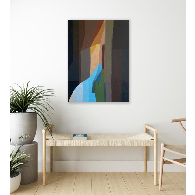 Textile "Cool Air" 2026 Original Painting by Jessalin Beutler For Sale - Image 7 of 8