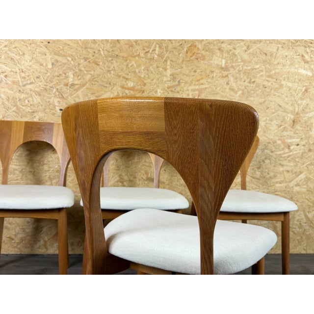 Oak Model Peter Dining Chairs by Koefoeds Hornslet, 1960s, Set of 4 For Sale - Image 15 of 18