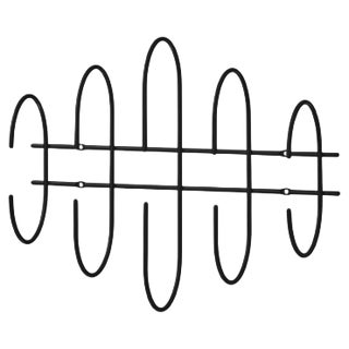 Small Black Minimalist Coat Rack For Sale