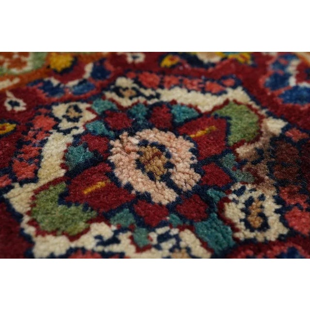 Textile Vintage Sarouk (One of Pair) Rug 4'4'' X 6'10'' For Sale - Image 7 of 12