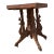 Antique Victorian Barn House Carved Wood Table For Sale